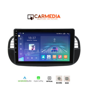 CARMEDIA CM809-13 TABLET 9'' OEM FIAT 500 2007-2015 BLACK