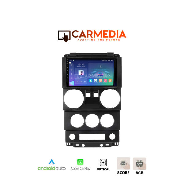 CARMEDIA CM809-13 TABLET 9'' OEM JEEP WRANGLER 2006-2011 (2 SWITCHES)