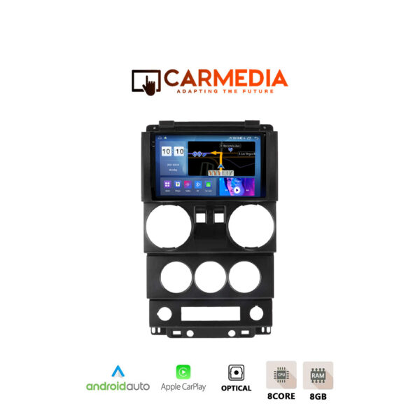 CARMEDIA CMDU12095-13 PRO PLUS TABLET 9.5'' OEM JEEP WRANGLER 2006-2011 (2 SWITCHES)