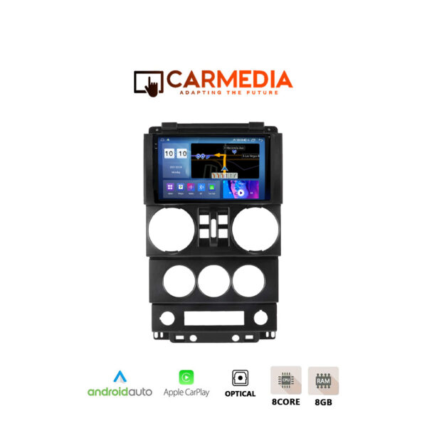 CARMEDIA CMDU4095-5 PRO PLUS TABLET 9.5'' OEM JEEP WRANGLER 2006-2011 (4 SWITCHES)