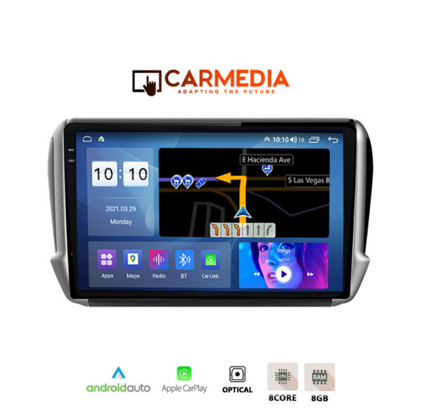 CARMEDIA CMDU41036-5 PRO PLUS TABLET 10.36" OEM PEUGEOT 208-2008 2012-2020