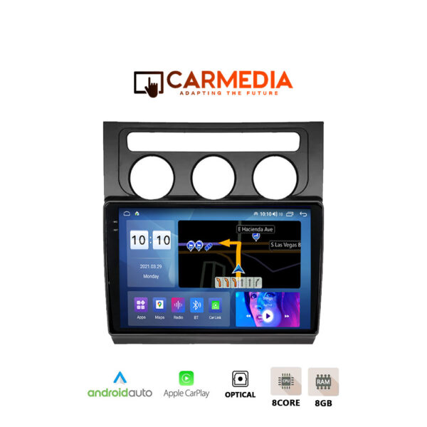 CARMEDIA CMDU41036-4 PRO PLUS TABLET 10.36" OEM VW TOURAN 2003-2016 BLACK