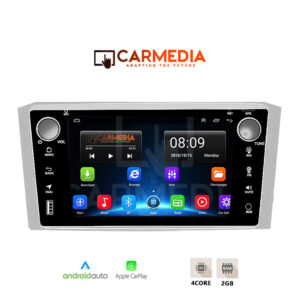 CARMEDIA CMT207-12 OEM 7'' TOYOTA AVENSIS (T25) 2003-2009 GREY
