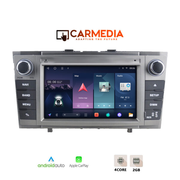 CARMEDIA CMT207-13 OEM 7'' TOYOTA AVENSIS T27 2009-2015 GREY