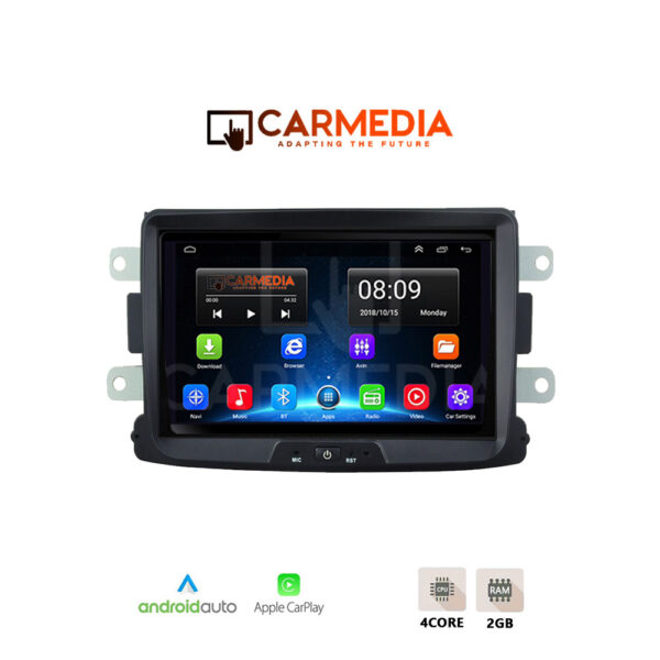 CARMEDIA CMT208-12 OEM 8'' DACIA | RENAULT CAPTUR 2012-2019