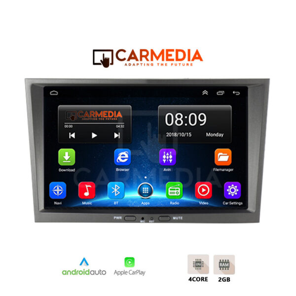 CARMEDIA CMT208-12 OEM 8'' OPEL ALL GREY