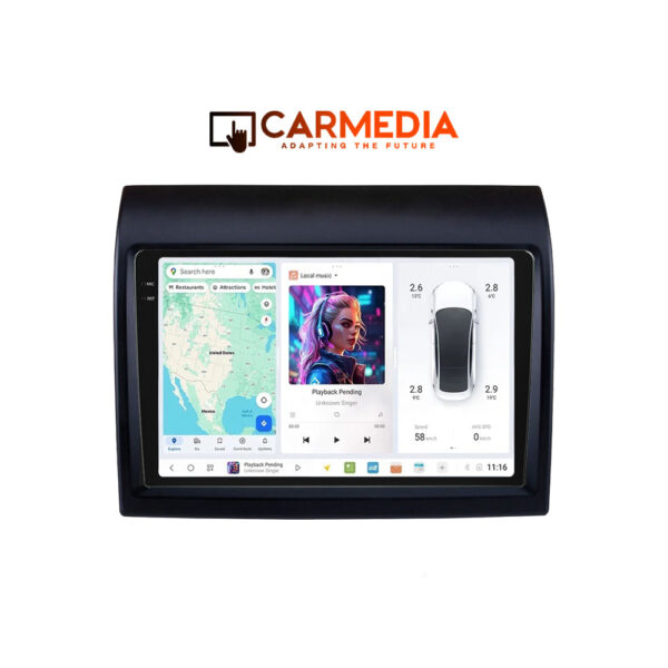 CARMEDIA CMDU12095-13 PRO PLUS TABLET 9.5'' OEM FIAT DUCATO - CITROEN JUMPER - PEUGEOT BOXER mod. 2006-2021