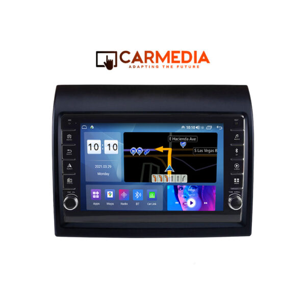 CARMEDIA CM2089B-13 KNOB TABLET 9'' OEM FIAT DUCATO - CITROEN JUMPER - PEUGEOT BOXER mod. 2006-2021