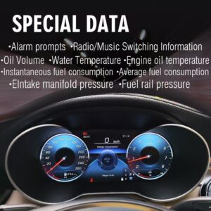 CARMEDIA CMDDB123BENZ-2 DIGITAL DASHBOARD 12.3'' MERCEDES C W205 & GLC X253 2015-2018 8 bd746eef29ca09685c234da30acb344