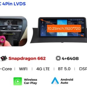 CARMEDIA CMFB41025 PRO 10.25'' OEM BMW X3 (F25) CIC 2011-2013 48 bmw x3 f25 cic 10.25