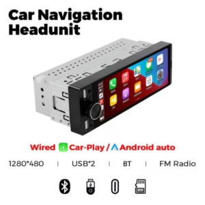 Alternative view of CARMEDIA CMU02MP 1DIN 6.86''