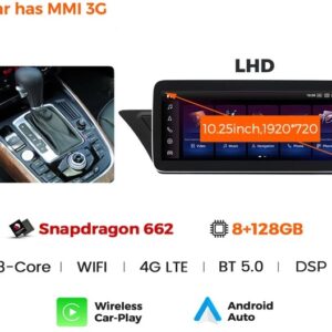 CARMEDIA CMFA81025 PRO 10.25'' OEM AUDI A4-A5 2008-2015 MMI 57 mmi a4 a5 8 128