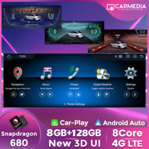 Alternative view of CARMEDIA CMFZ81250 PRO PLUS 12.5'' OEM MERCEDES A (W176) - CLA (C117) - GLA (X156) NTG5.0 2015+ 3D