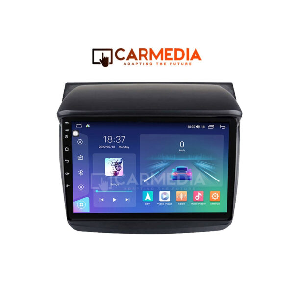 CARMEDIA CM2089B-13 KNOB TABLET 9'' OEM MITSUBISHI L200 2006-2015