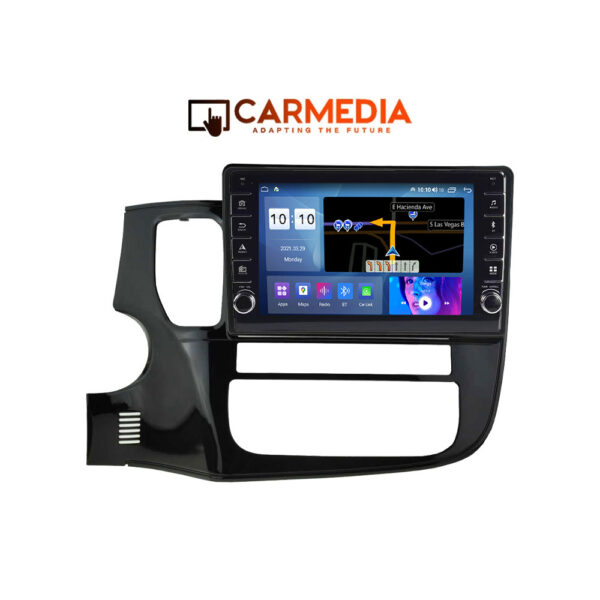CARMEDIA CM2089B-13 KNOB TABLET 9'' OEM MITSUBISHI OUTLANDER 2013+