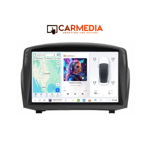 CARMEDIA CMDU8095-6 PRO PLUS TABLET 9.5'' OEM FORD FIESTA 2008-2018 V2