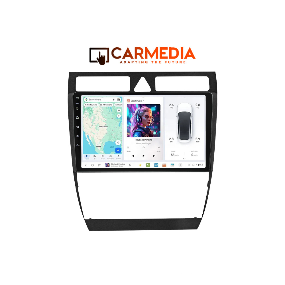 CARMEDIA CMDU409-3 TABLET 9'' OEM AUDI A6 1998-2005 3 CARMEDIA CMDU409-3 TABLET 9'' OEM AUDI A6 1998-2005